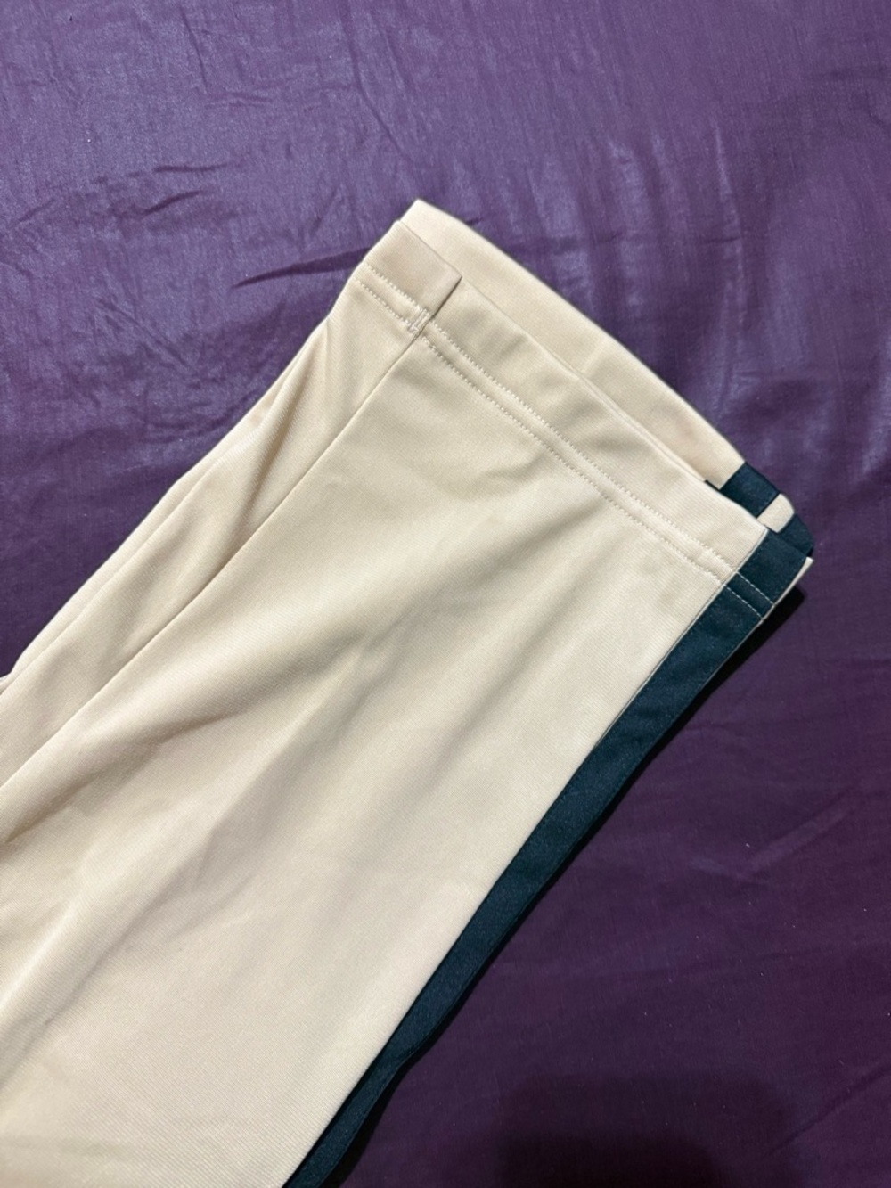 ADIDAS Men's OPEN HEM BOTTOM Tricot Track Pants Warm Sandstone JX5510 Sz XL, 2XL - Picture 4 of 9